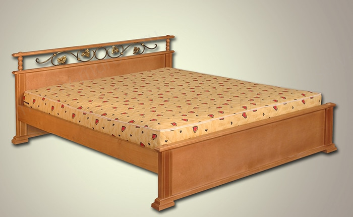 Кровать "Ева" с ковкой