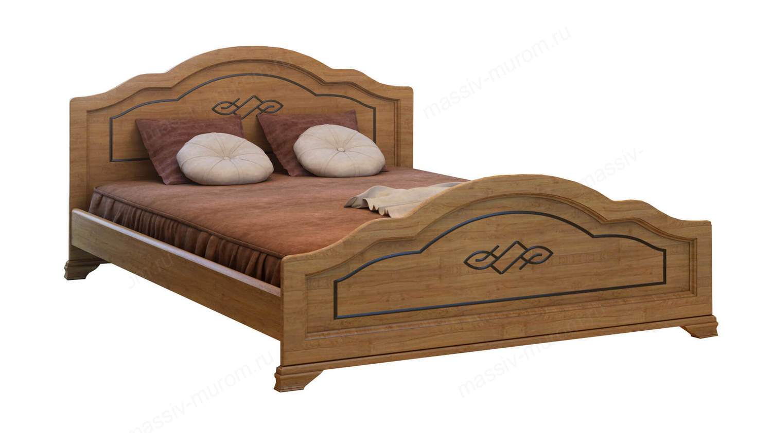 Кровать из березы "Сатори"